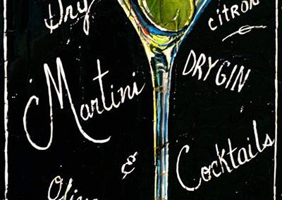 Tableau Nathalie Chiasson - Explosion de Martini