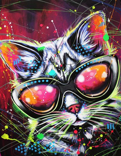Tableau Andrea Marquis - Cool cat