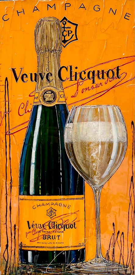 Tableau Nathalie Chiasson - Unique champagne