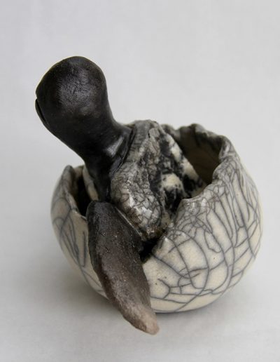 Sculpture Julie Lambert - Enfin voir la mer