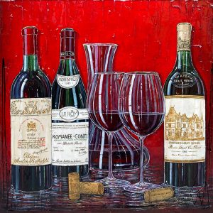 Tableau Nathalie Chiasson - Rouges divins