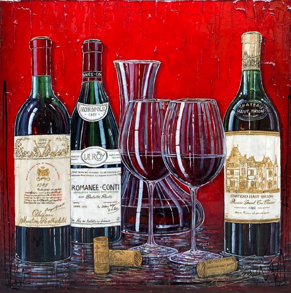 Tableau Nathalie Chiasson - Rouges divins