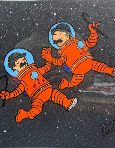 Tableau Sylvain Prévost - Twin in space