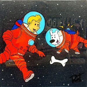 Tableau Sylvain Prévost - Une balade en espace