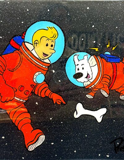 Tableau Sylvain Prévost - Une balade en espace