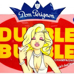 Tableau Sylvain Prévost - Champagne is a girl