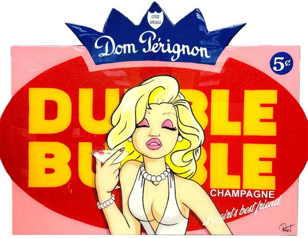Tableau Sylvain Prévost - Champagne is a girl