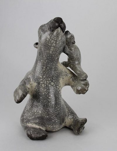 Sculpture Julie Lambert - Acrobatie pour un bisou