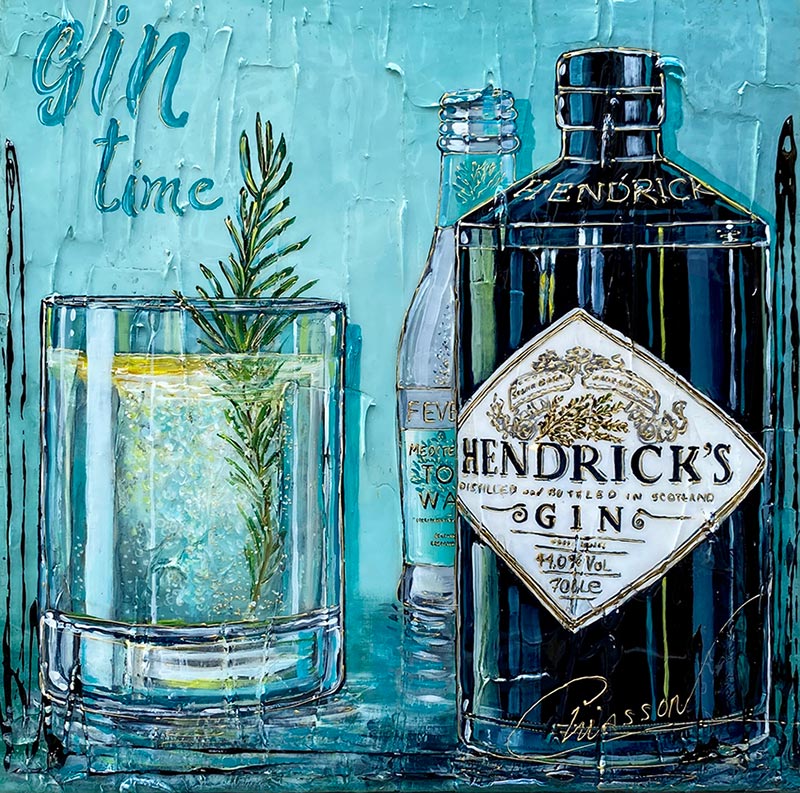 Tableau Nathalie Chiasson - Vendredi Gin