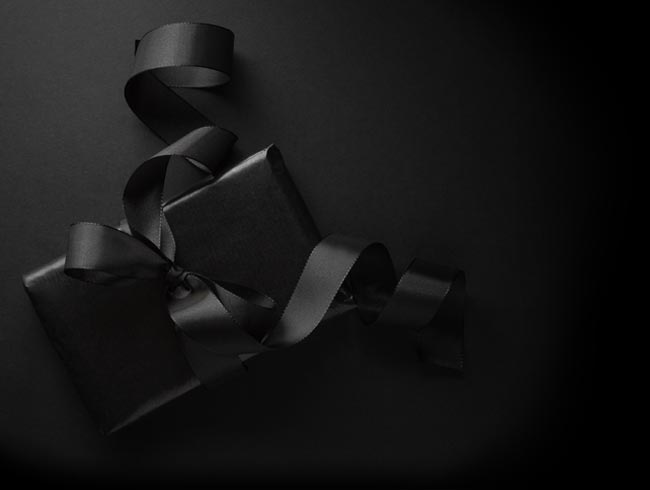 Cadeau noir pour Black Friday