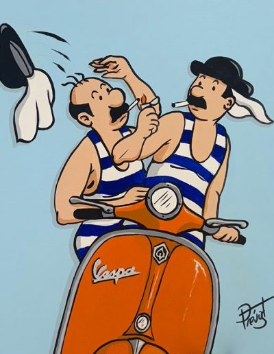 Tableau Sylvain Prévost - Dupont et Dupond