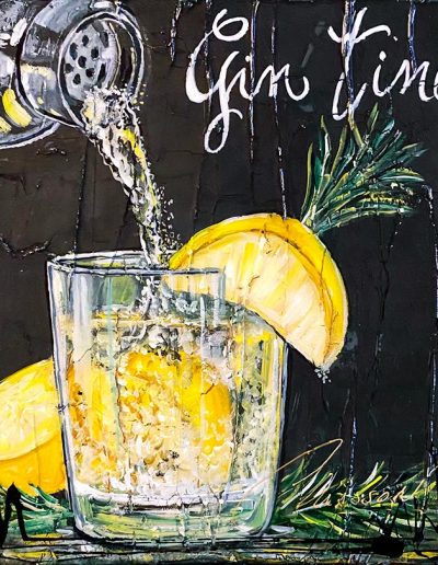 Tableau Nathalie Chiasson - Rituels Gin Time