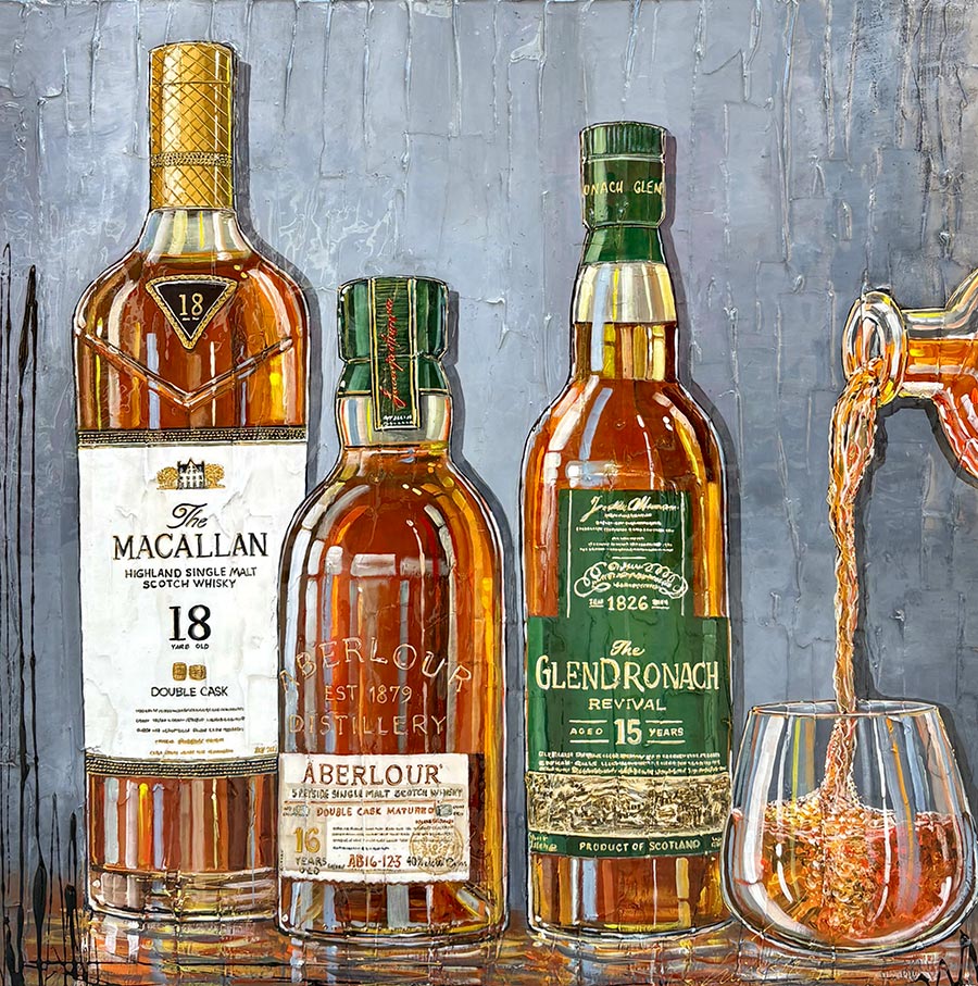 Tableau Nathalie Chiasson - Triomphe en trois Scotch