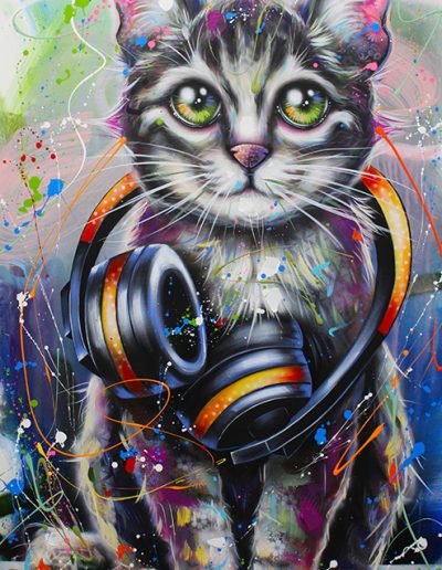 Tableau Andrea Marquis - DJ Chaton