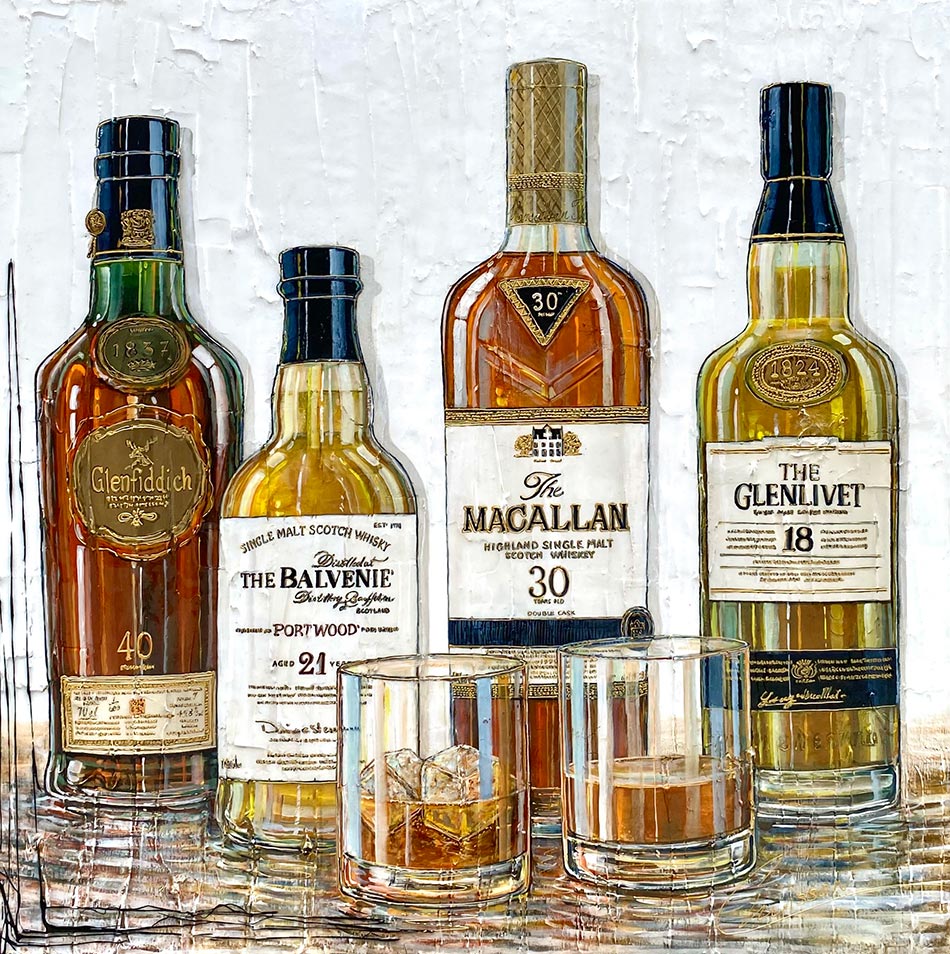 Tableau Nathalie Chiasson - Scotchs de ma réserve