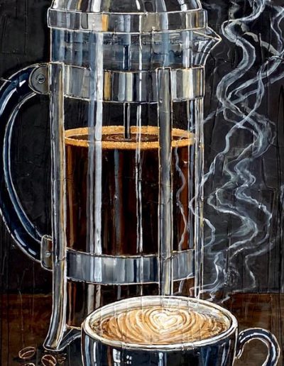 Tableau Nathalie Chiasson - Coffee moments