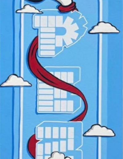 Tableau Sylvain Prévost - Snoopy, une journée relaxe