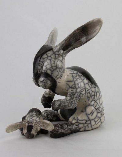 Sculpture Julie Lambert - Jasmin et son papa