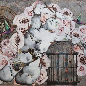Tableau Geneviève Ricard - Une poupée de papier