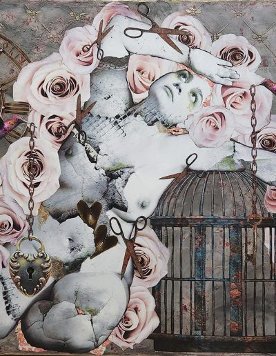 Tableau Geneviève Ricard - Une poupée de papier